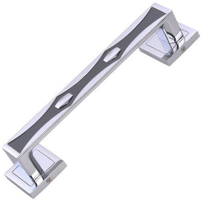

FAST Zinc Door Pull(Steel, Black Pack of 4)