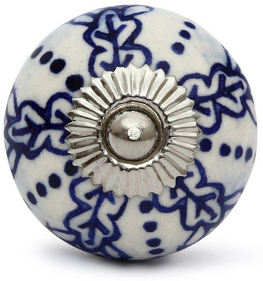 

Perfectcreat Ceramic Door Knob(White, Blue Pack of 4)