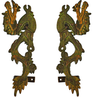 34% OFF on Aakrati Dragon Handle in Antique Finish Brass Door Pull(Brown Pack of 2) 34% OFF on Aakrati Dragon Handle in Antique Finish Brass Door Pull(Brown Pack of 2)