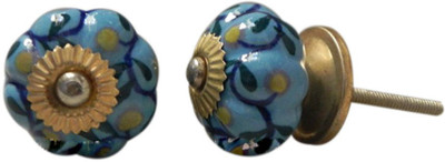 

Indianshelf Ceramic Cabinet/Draw Knob(Red Pack of 2)