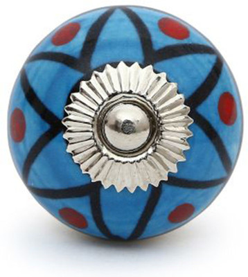 

Perfectcreat Ceramic Door Knob(Blue Pack of 4)