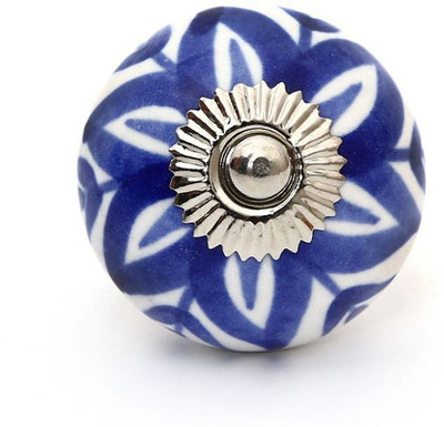 

Perfectcreat Ceramic Door Knob(Blue Pack of 4)