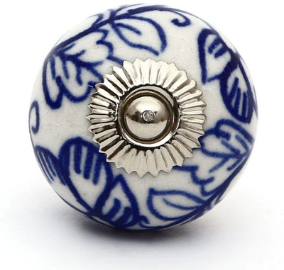 

Perfectcreat Ceramic Door Knob(White, Blue Pack of 4)