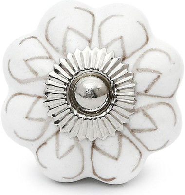 

Perfectcreat Ceramic Door Knob(White Pack of 4)
