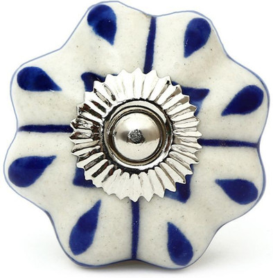 

Perfectcreat Ceramic Door Knob(Blue Pack of 4)