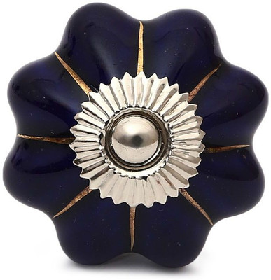 

Perfectcreat Ceramic Door Knob(Blue Pack of 4)