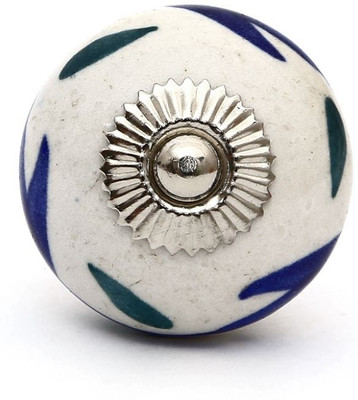 

Perfectcreat Ceramic Door Knob(White, Green Pack of 4)