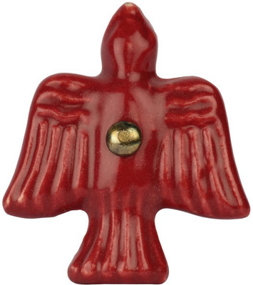 

The Decor Mart Ceramic Door Knob(Red Pack of 4)