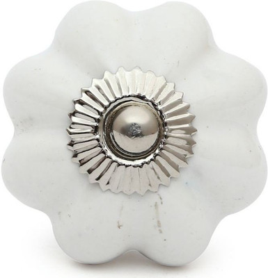 Perfectcreat Ceramic Door Knob(White Pack of 4)