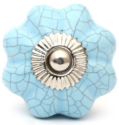 

Perfectcreat Ceramic Door Knob(Blue Pack of 4)