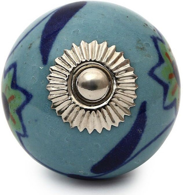 

Perfectcreat Ceramic Door Knob(Blue Pack of 4)