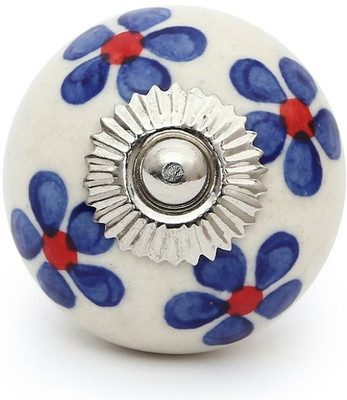 

Perfectcreat Ceramic Door Knob(White, Blue, Red Pack of 4)
