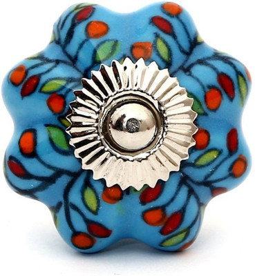 

Perfectcreat Ceramic Door Knob(Blue Pack of 4)