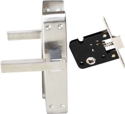 SUNRISE Stainless Steel Door Handle(Silver Pack of 2)