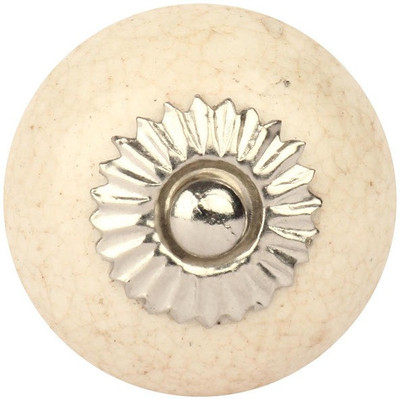 

The Decor Mart Ceramic Door Knob(White Pack of 4)