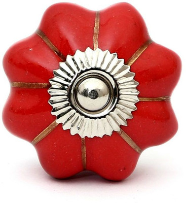 

Perfectcreat Ceramic Door Knob(Red Pack of 4)