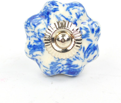 

Karmakara Ceramic Door Knob(Multicolor Pack of 1)