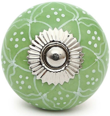 

Perfectcreat Ceramic Door Knob(Green Pack of 4)