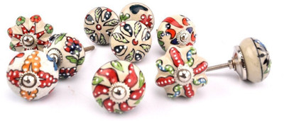 

Karmakara Ceramic Cabinet/Draw Knob(Multicolor)