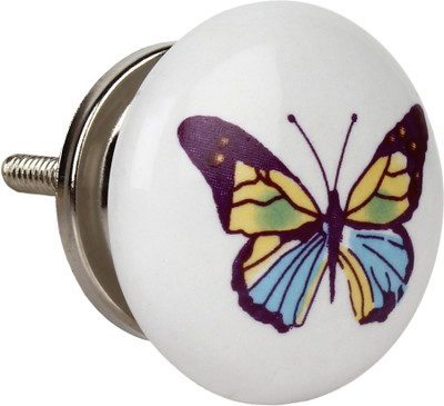 

The Decor Mart Multi Knob Ceramic Cabinet/Draw Knob(Multicolor Pack of 4)