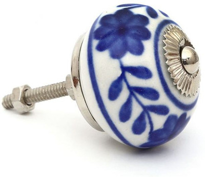 

Perfectcreat Ceramic Door Knob(Blue Pack of 4)