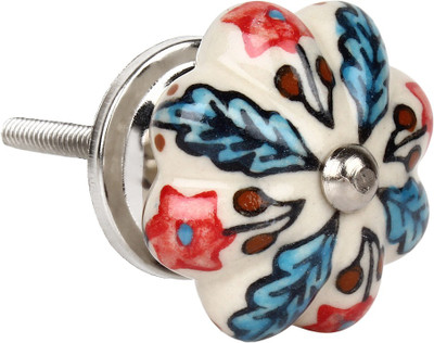 

The Decor Mart Multicolour Knob Ceramic Cabinet/Draw Knob(Multicolor Pack of 4)