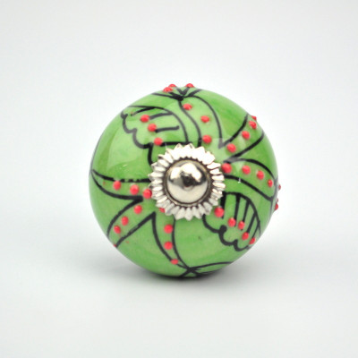 

Karmakara Ceramic Door Knob(Multicolor Pack of 2)