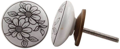 

Indianshelf Ceramic Cabinet/Draw Knob(Multicolor Pack of 2)