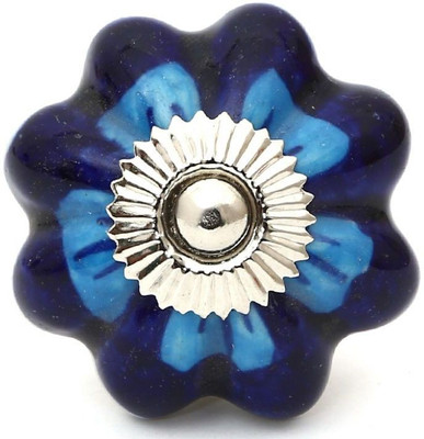 

Perfectcreat Ceramic Door Knob(Blue Pack of 4)