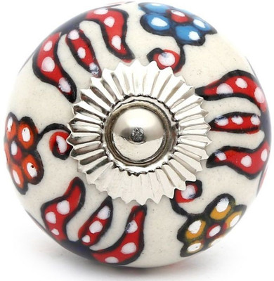 

Perfectcreat Ceramic Door Knob(Blue, White Pack of 4)