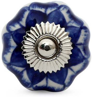 

Perfectcreat Ceramic Door Knob(Blue Pack of 4)