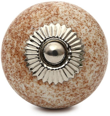 

Perfectcreat Ceramic Door Knob(White, Brown Pack of 4)