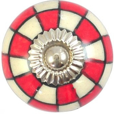 

Karmakara Ceramic Door Knob(Multicolor Pack of 2)