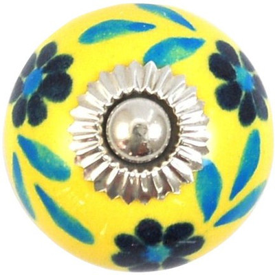 

Karmakara Ceramic Door Knob(Multicolor Pack of 2)