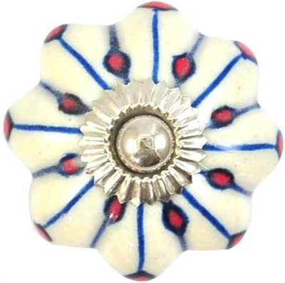 

Karmakara Ceramic Door Knob(Multicolor Pack of 2)
