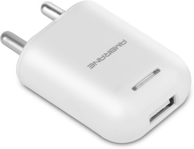 Ambrane 10.5 W 2.1 A Mobile Charger(White, Cable Included)