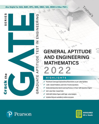 GATE GENERAL APTITUDE & ENGINEERING MATHEMATICS 2022 | By Pearson(Paperback, Trishna)