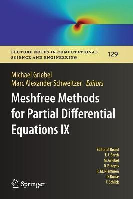 Meshfree Methods for Partial Differential Equations IX(English, Paperback, unknown)