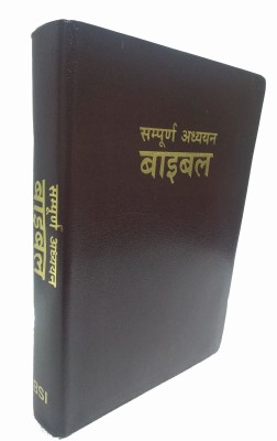 The Study Bible (Hindi)(Hindi, Leather, BIBLE SOCIETY OF INDIA)