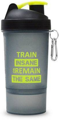 ALLIEDSALESINDIA 600 ml Plastic Shaker(Pack of 1, Black)