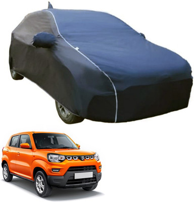 FAMEXON Car Cover For Maruti S-Presso Lxi (With Mirror Pockets)(Blue)