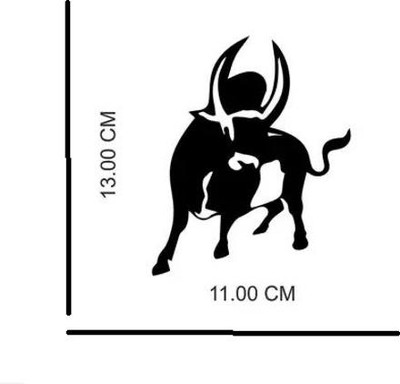 AVSARACHNA Sticker & Decal for Car & Bike(Black)