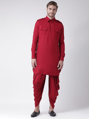 DEYANN Men Kurta Patiala Set