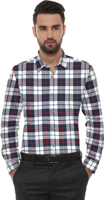Fancy Fab Cotton Polyester Blend Checkered Shirt Fabric