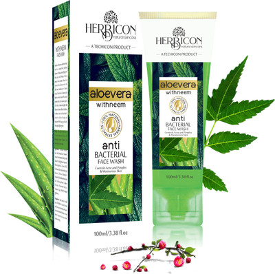 Herbicon Aloevera with Neem Anti Bacterial  Face Wash(100 ml)