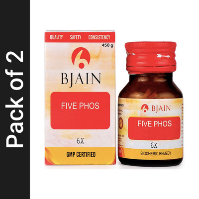 Bjain Five Phos 6X Tablets(2 x 450 g)