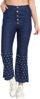 NITYANAND CREATIONS Regular Women Dark Blue Jeans