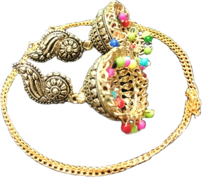 Vidushi Alloy Gold-plated Multicolor Jewellery Set(Pack of 1)