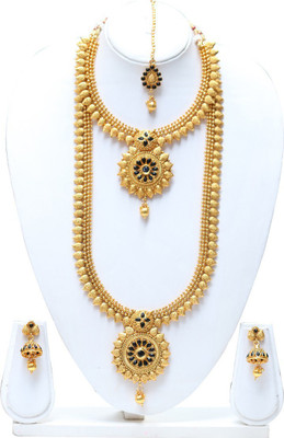 Swarajshop Copper Gold-plated Gold Jewellery Set(Pack of 1)