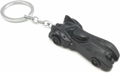 RainSound Metal Batman the dark knight Batmobile Car Movable Key Chain
